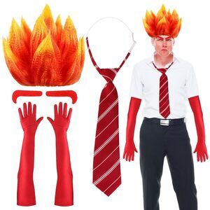 3292 4 Pcs Halloween Angry Costume Accessoriess Set Included